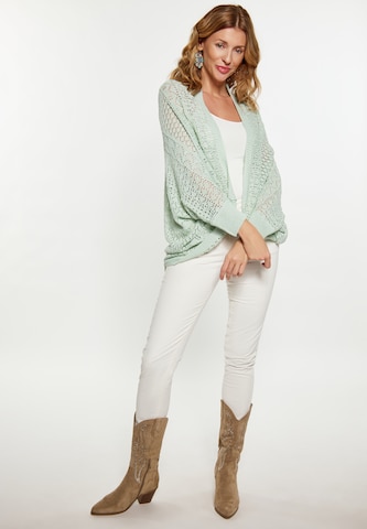 usha FESTIVAL Knit cardigan in Green