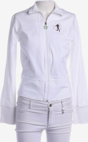 BIKKEMBERGS Sweatshirt & Zip-Up Hoodie in L in White: front