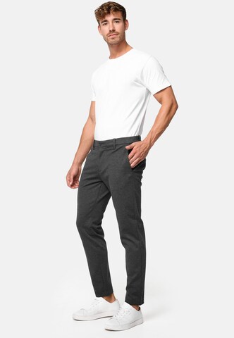 Coupe slim Pantalon chino 'Burch' JEFF en gris