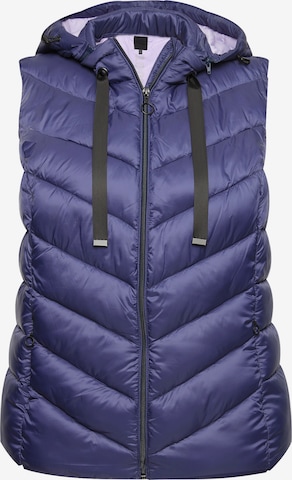 Ulla Popken Bodywarmer in Lila: voorkant