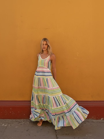 Robe 'Patricia' Miss June en mélange de couleurs