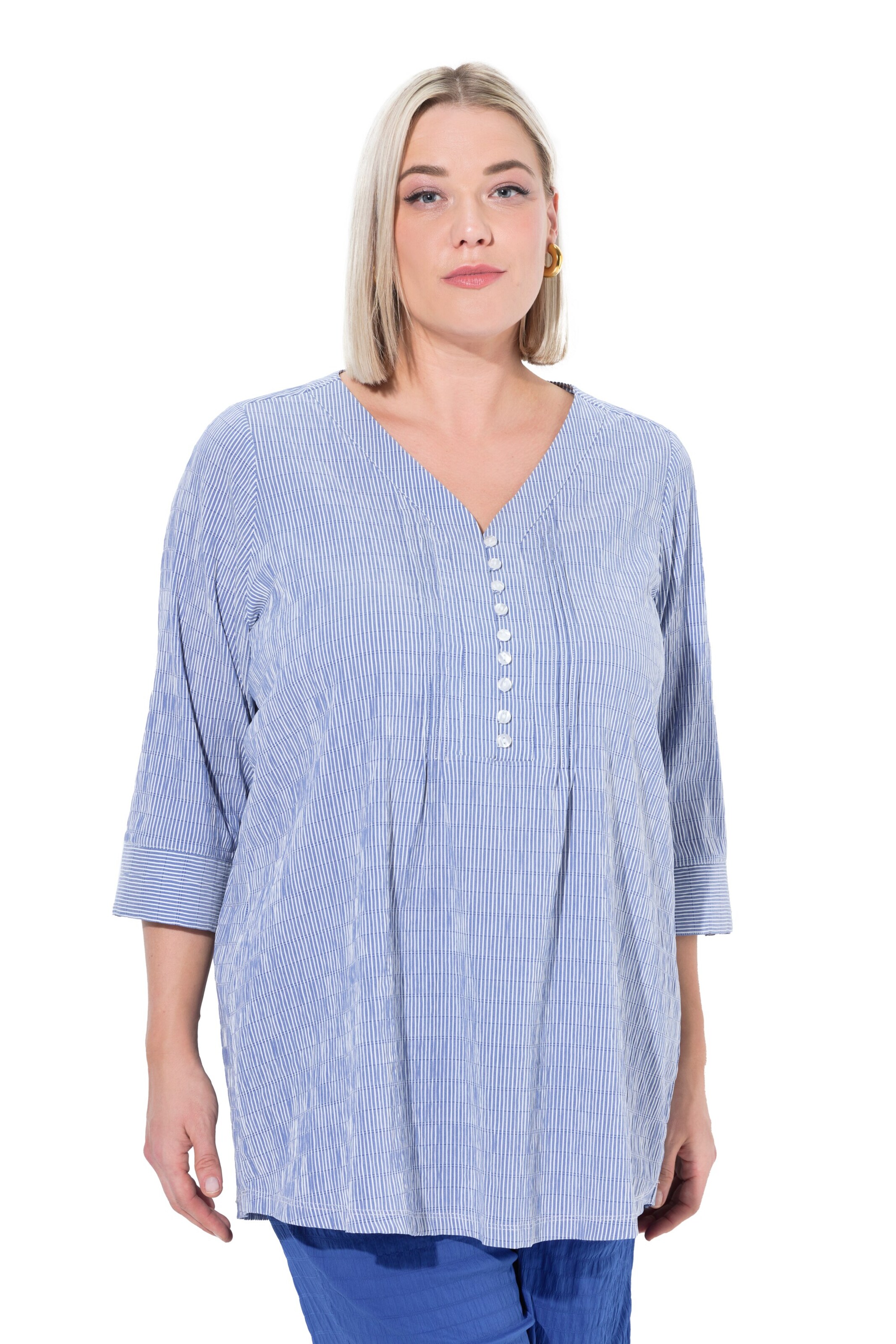 Ulla Popken Tunic in Blue: front