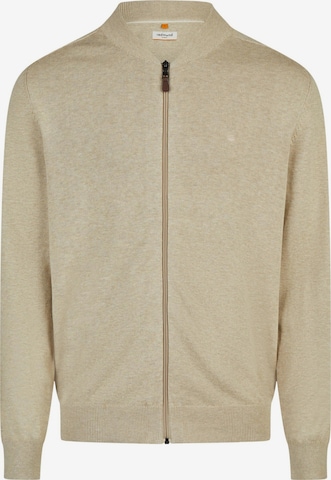 redmond Knit Cardigan 'Basic' in Beige: front