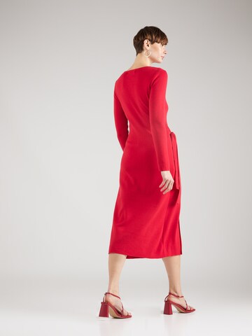 Derhy Gebreide jurk in Rood