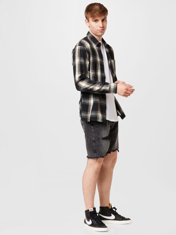 HOLLISTER Regular Fit Hemd in Schwarz