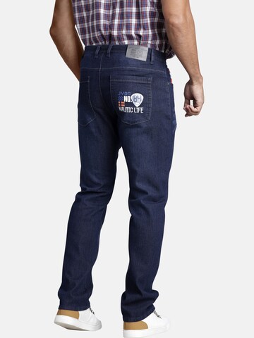 Jan Vanderstorm Regular Jeans ' Lannie ' in Blauw