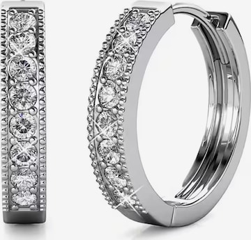 ROUGEMONT Jewellery Earrings 'Mini Creolen Ohrringe 1,3cm' in Silver: front
