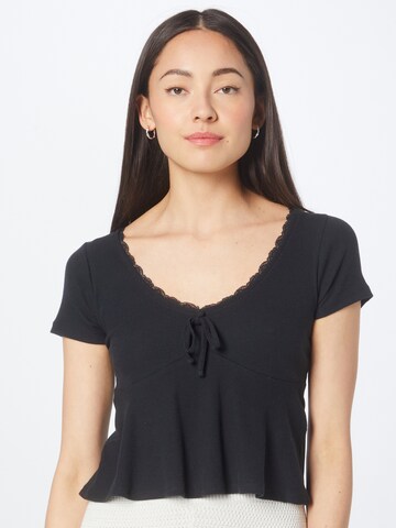 HOLLISTER T-Shirt in Schwarz: Vorderseite