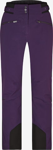 ZIENER Workout Pants 'TILLA' in Purple: front