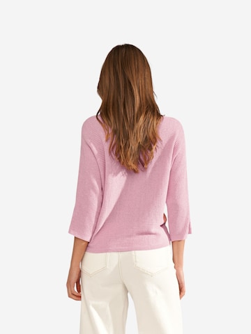 NÜMPH 3/4 Ärmel-Strickpullover 'NUDINEA PULLOVER ' in Pink
