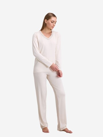 Pyjama 'Plumeria' Goldenbay en blanc