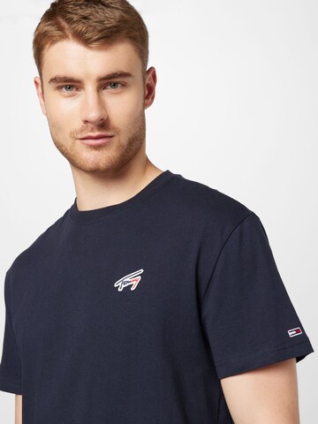 Tricou de la Tommy Jeans pe albastru