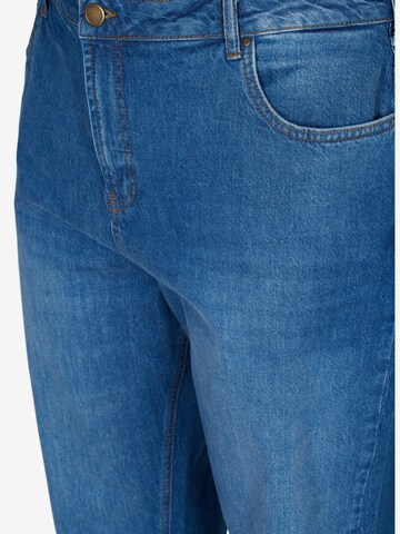 Zizzi regular Jeans i blå