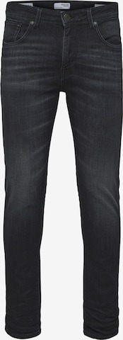 SELECTED HOMME Slimfit Jeans 'Leon' in Grau: predná strana