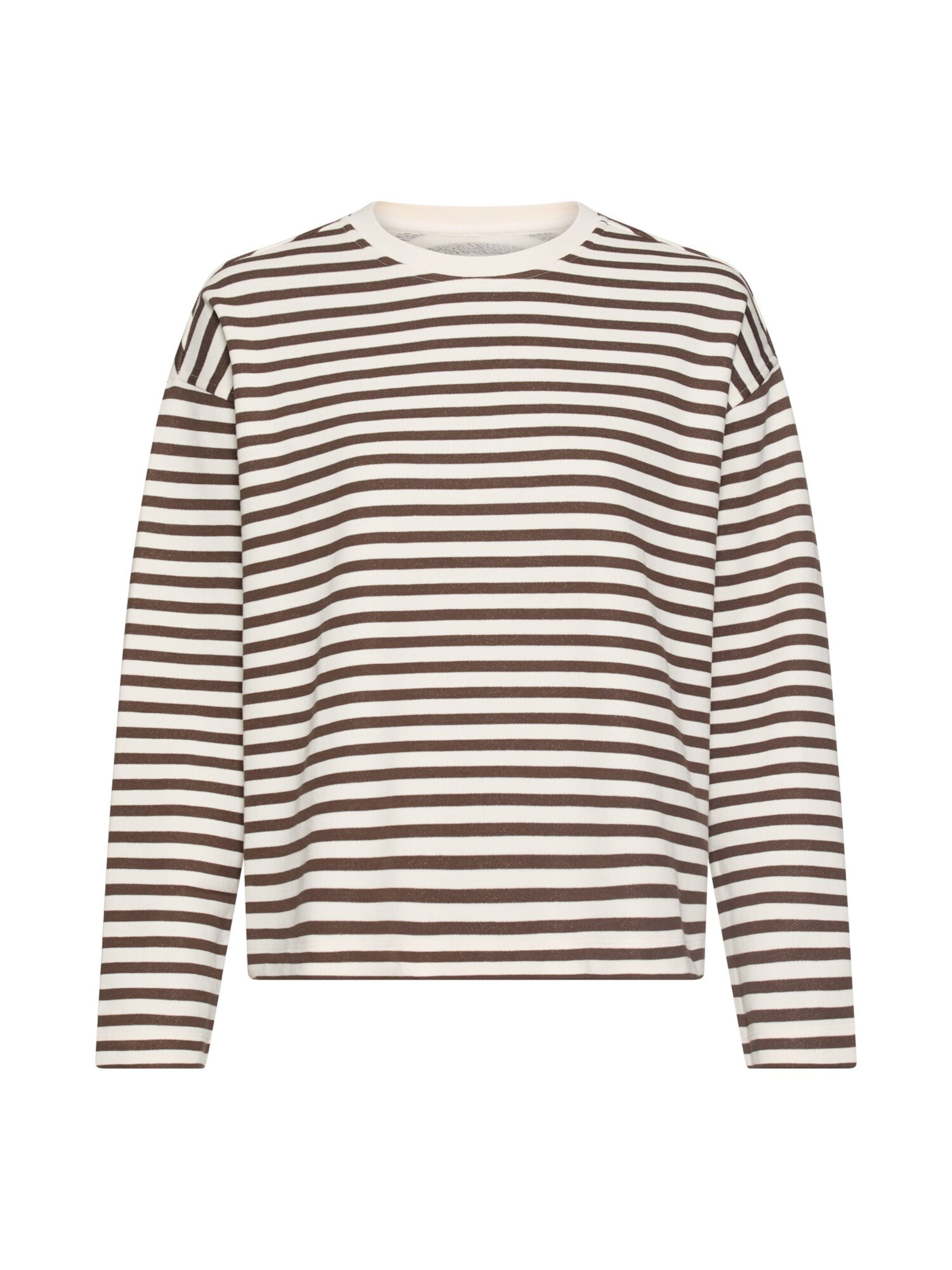 CAMEL ACTIVE Sweatshirt aus einem Baumwollmix in Braun: Vorderseite