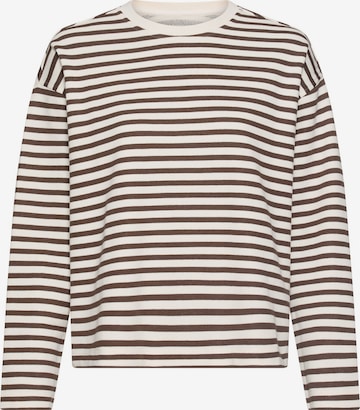 CAMEL ACTIVE Sweatshirt aus einem Baumwollmix in Braun: Vorderseite