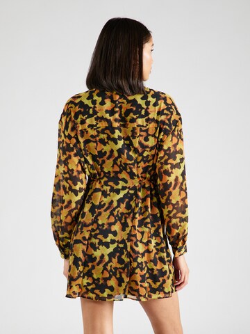 Robe-chemise TOPSHOP en mélange de couleurs