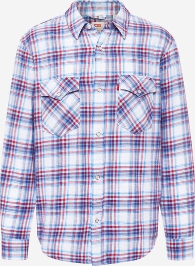 LEVI'S ® Chemise 'Relaxed Fit Western' en bleu / rouge / blanc, Vue avec produit