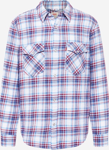 LEVI'S ® Comfort Fit Hemd 'Relaxed Fit Western' in Blau: predná strana