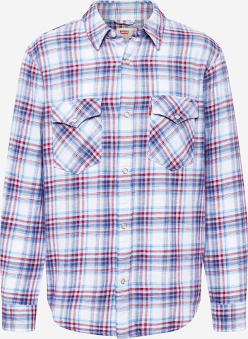 LEVI'S ® - Ajuste confortable Camisa 'Relaxed Fit Western' en azul: frente