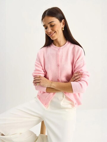 Bianco Lucci - Casaco de malha em rosa