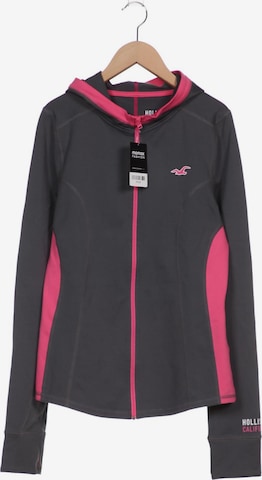 HOLLISTER Kapuzenpullover L in Grau: predná strana