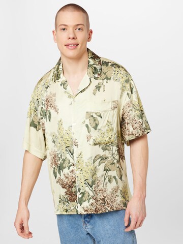 MOUTY Regular fit Overhemd in Beige: voorkant