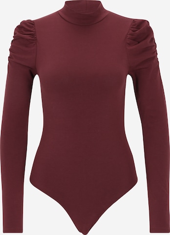 Only Petite - Body camiseta 'Zayla' en rojo: frente
