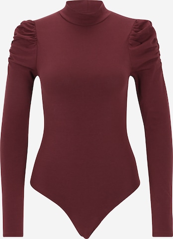 Shirtbody 'Zayla' Only Petite en rouge : devant