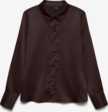 Chemisier '10334598' VERO MODA en marron : devant