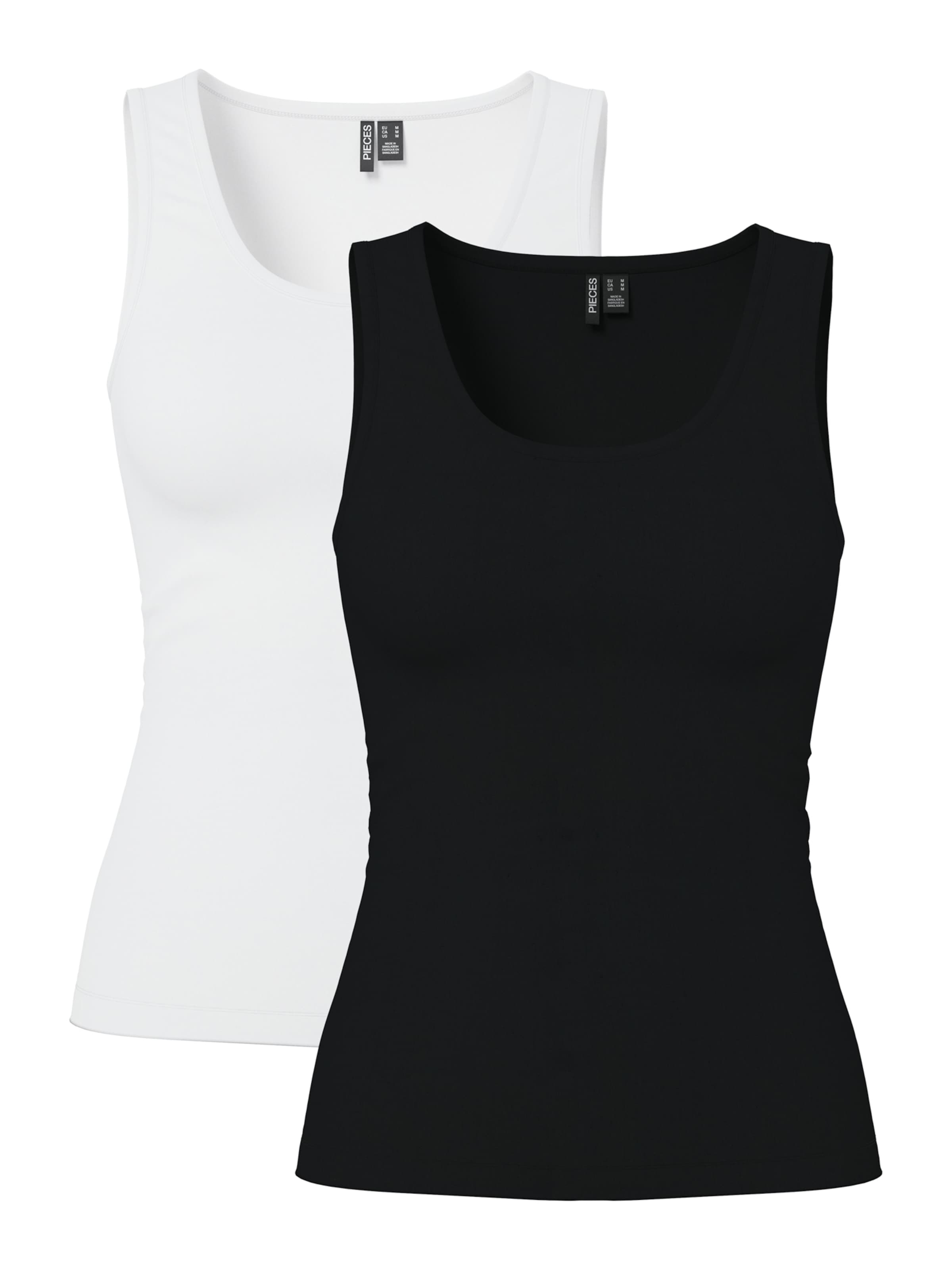 Haut 'PCAmelia' PIECES en noir : devant