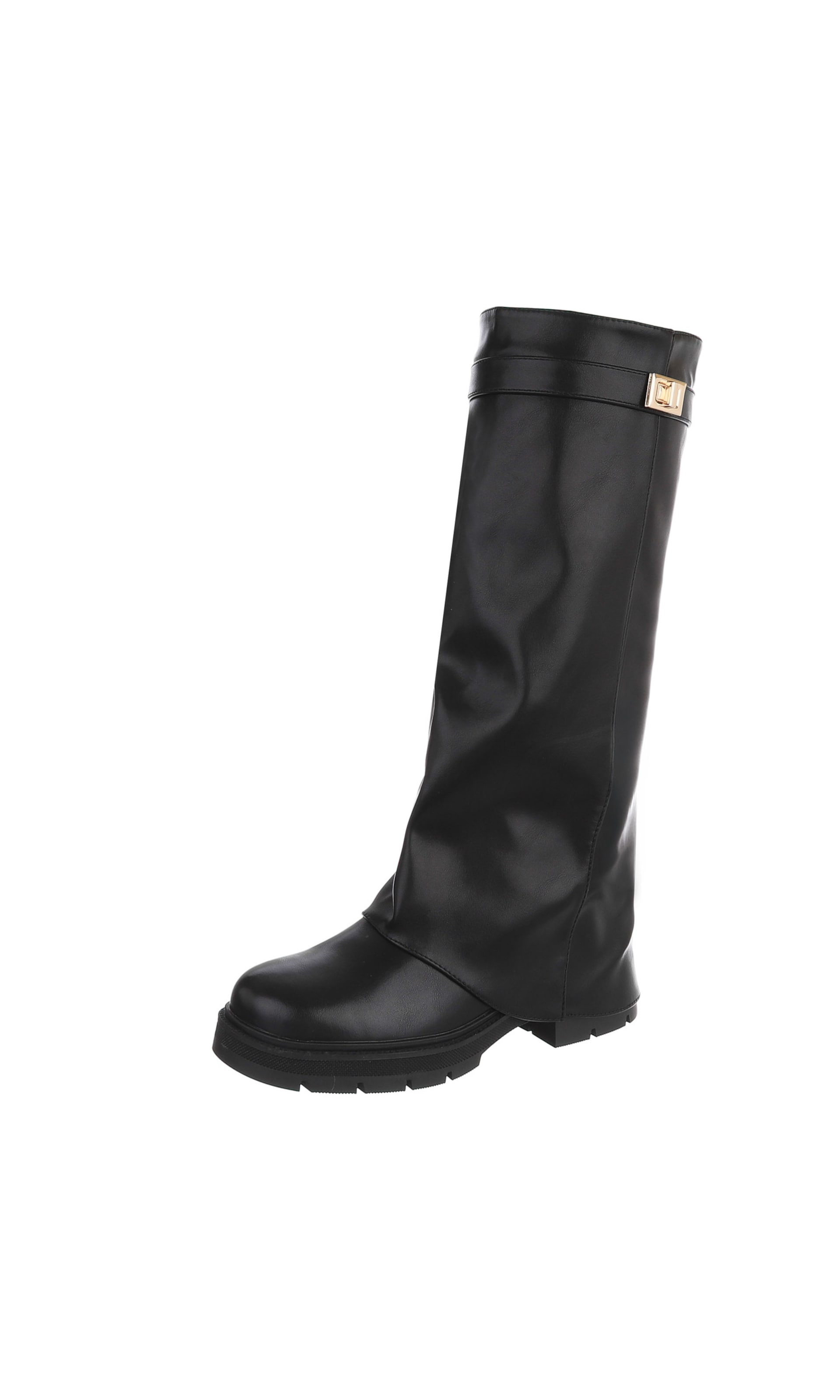 Ital-Design Boots in Black: front