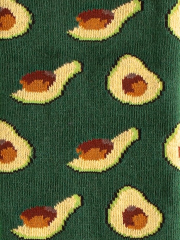 DillySocks Socks 'Food Lover Pack - Carrot Cake, Avocado Field, Hot Chilli' in Mixed colors