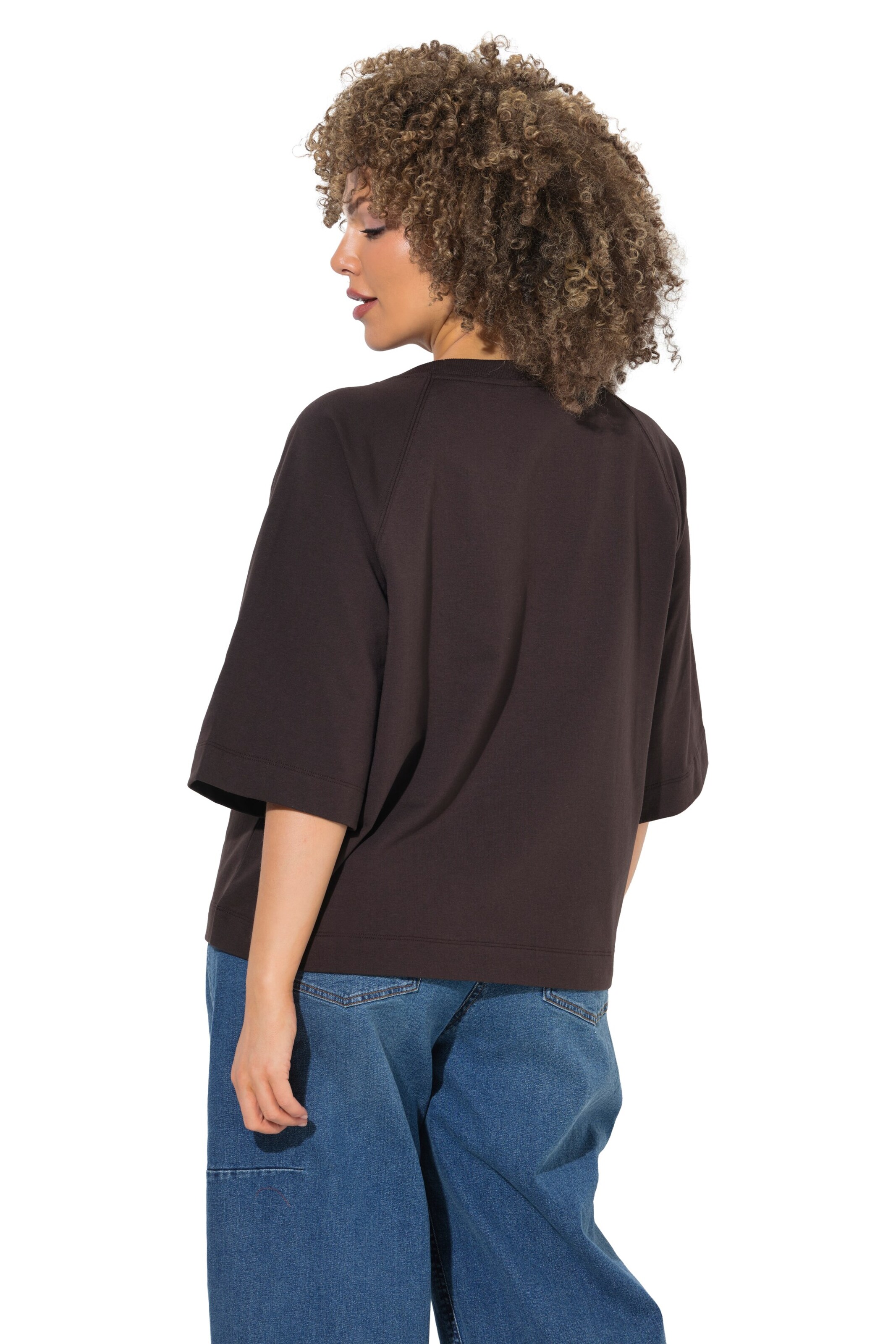 Ulla Popken Sweatshirt in Brown