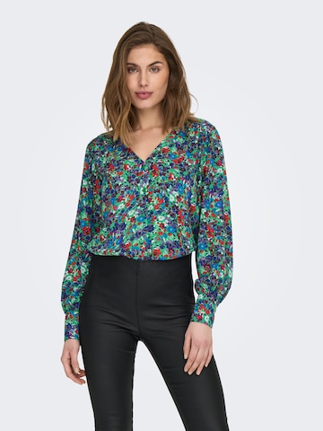 ONLY - Blusa en verde: frente