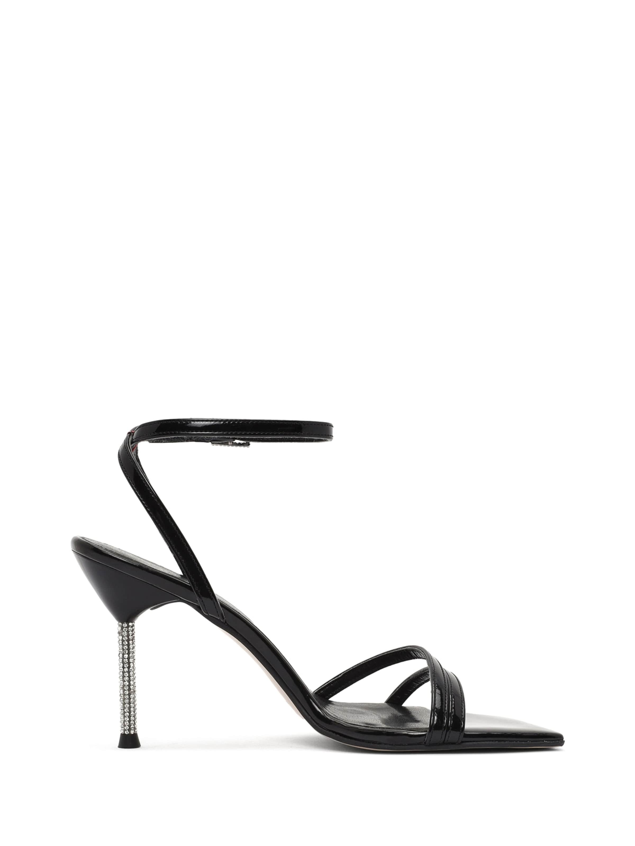 Derimod Riemensandale in Schwarz