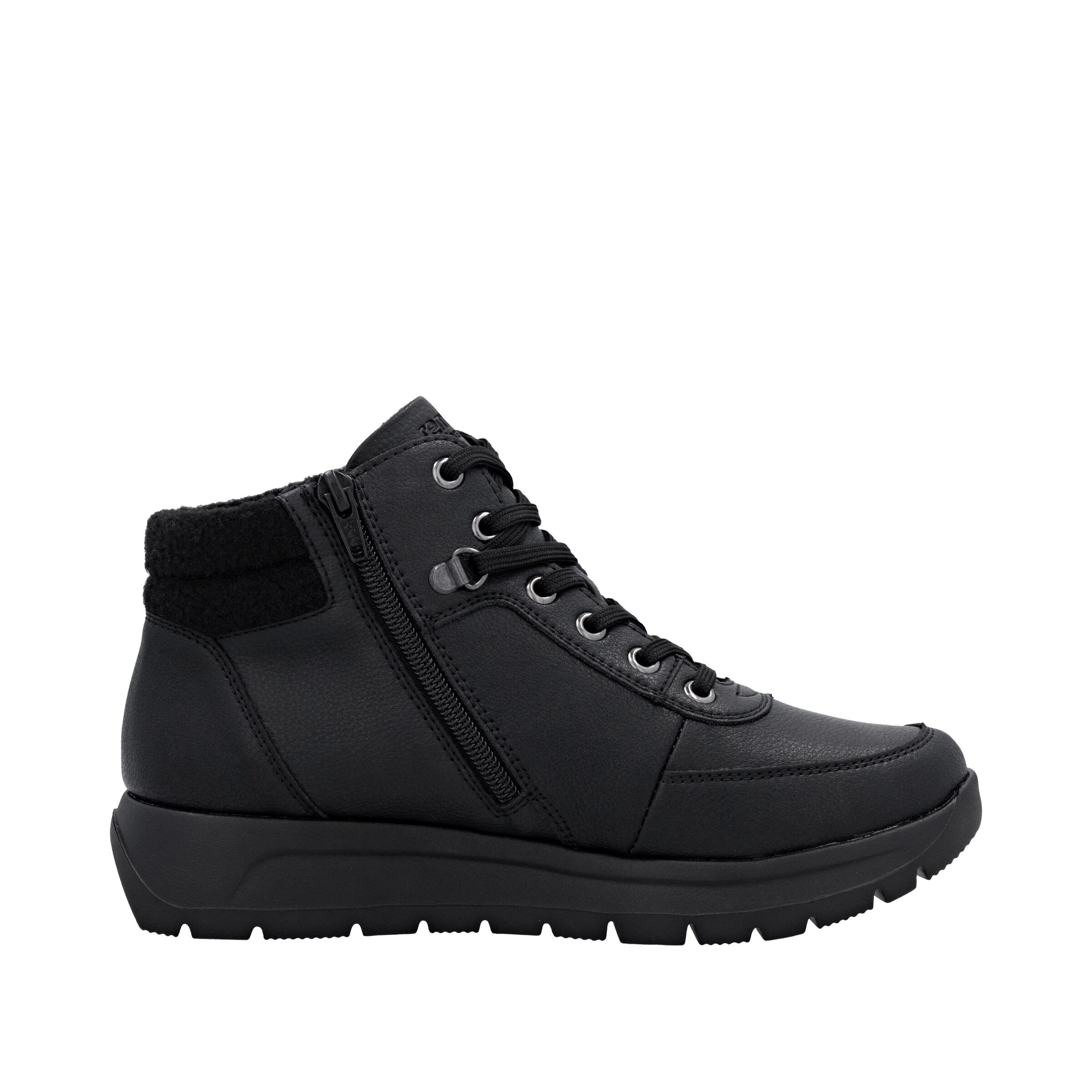 Bottines à lacets REMONTE en noir