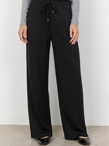 Soyaconcept Regular Hose 'BANU' in Schwarz: Vorderseite