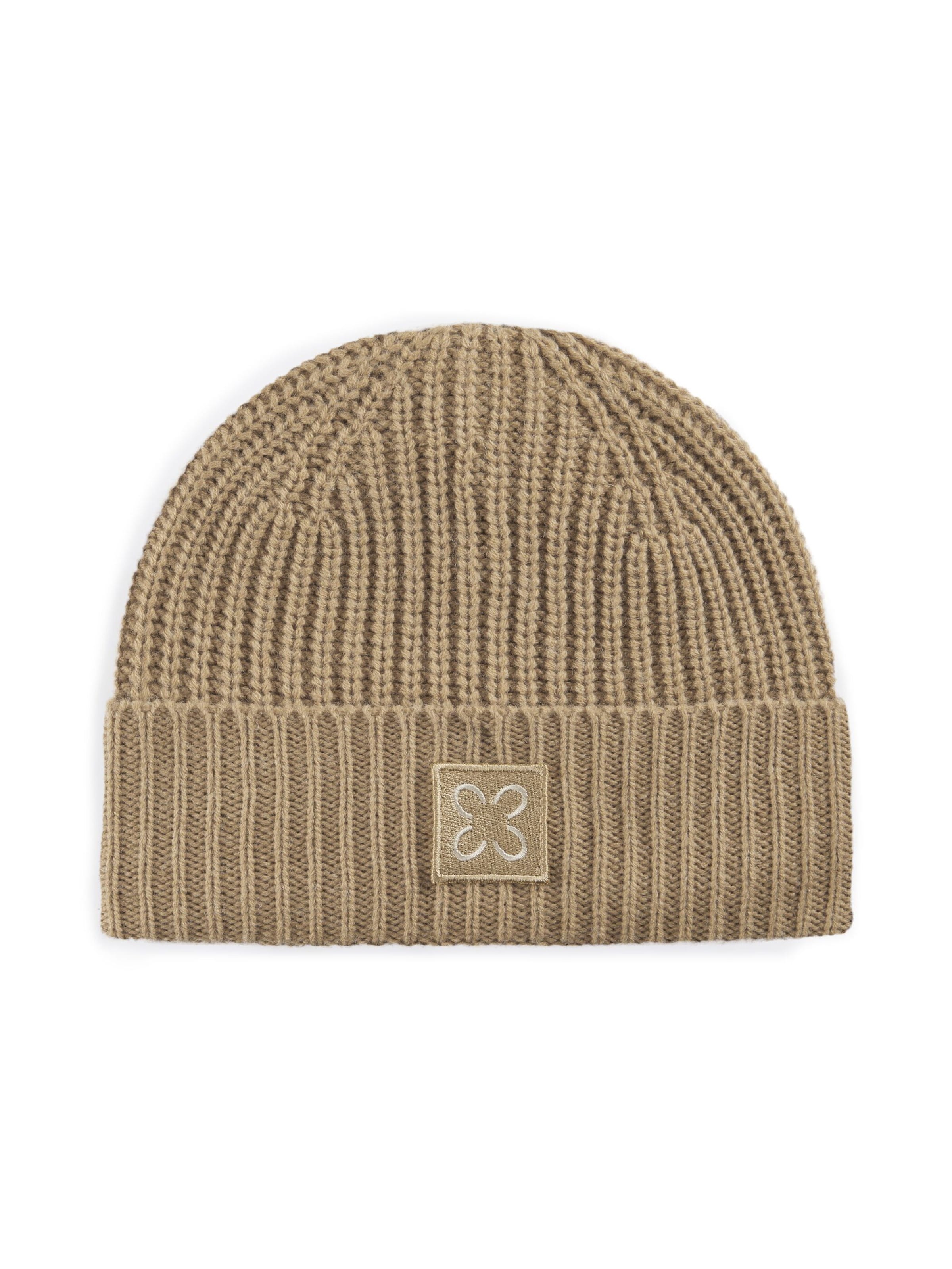 CODELLO Beanie in Beige: front