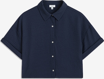 Chemisier Twist en bleu : devant