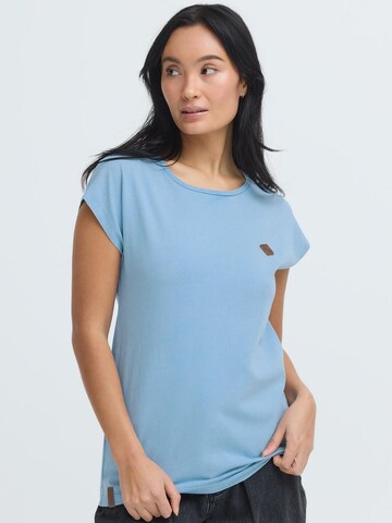 Oxmo Shirt ' OXSille ' in Blauw: voorkant