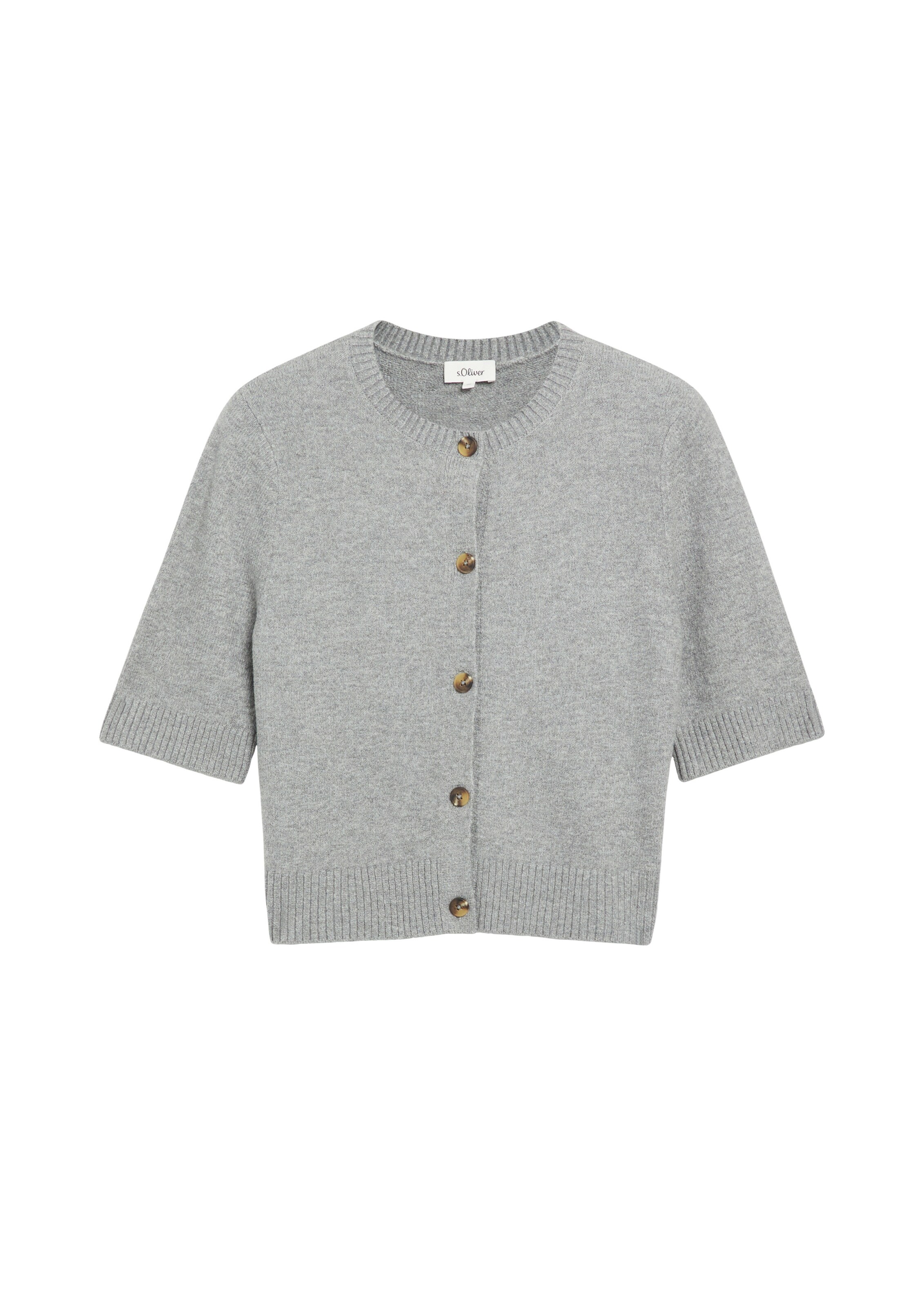 Cardigan s.Oliver en gris : devant