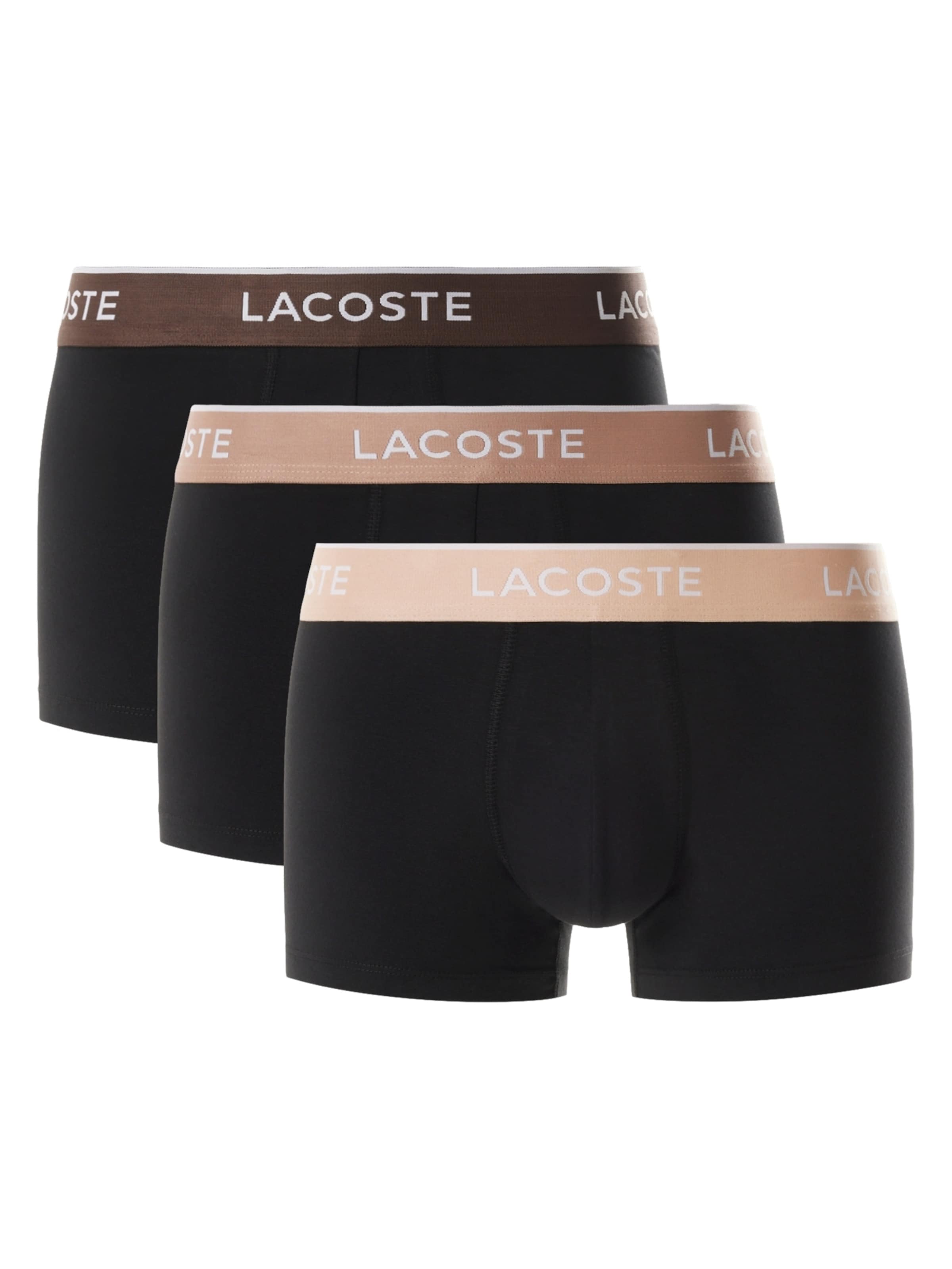 Boxer di LACOSTE in nero: frontale