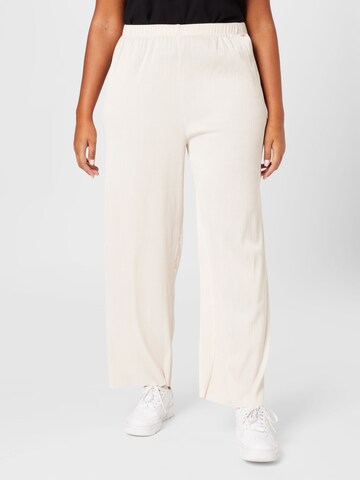 Loosefit Pantaloni 'Inka' di ABOUT YOU Curvy in beige: frontale