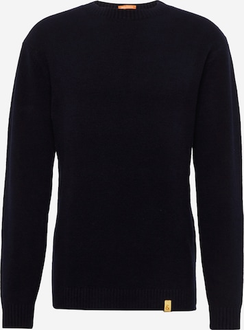 COLOURS & SONS Sweater 'Hairy' in Blue: front