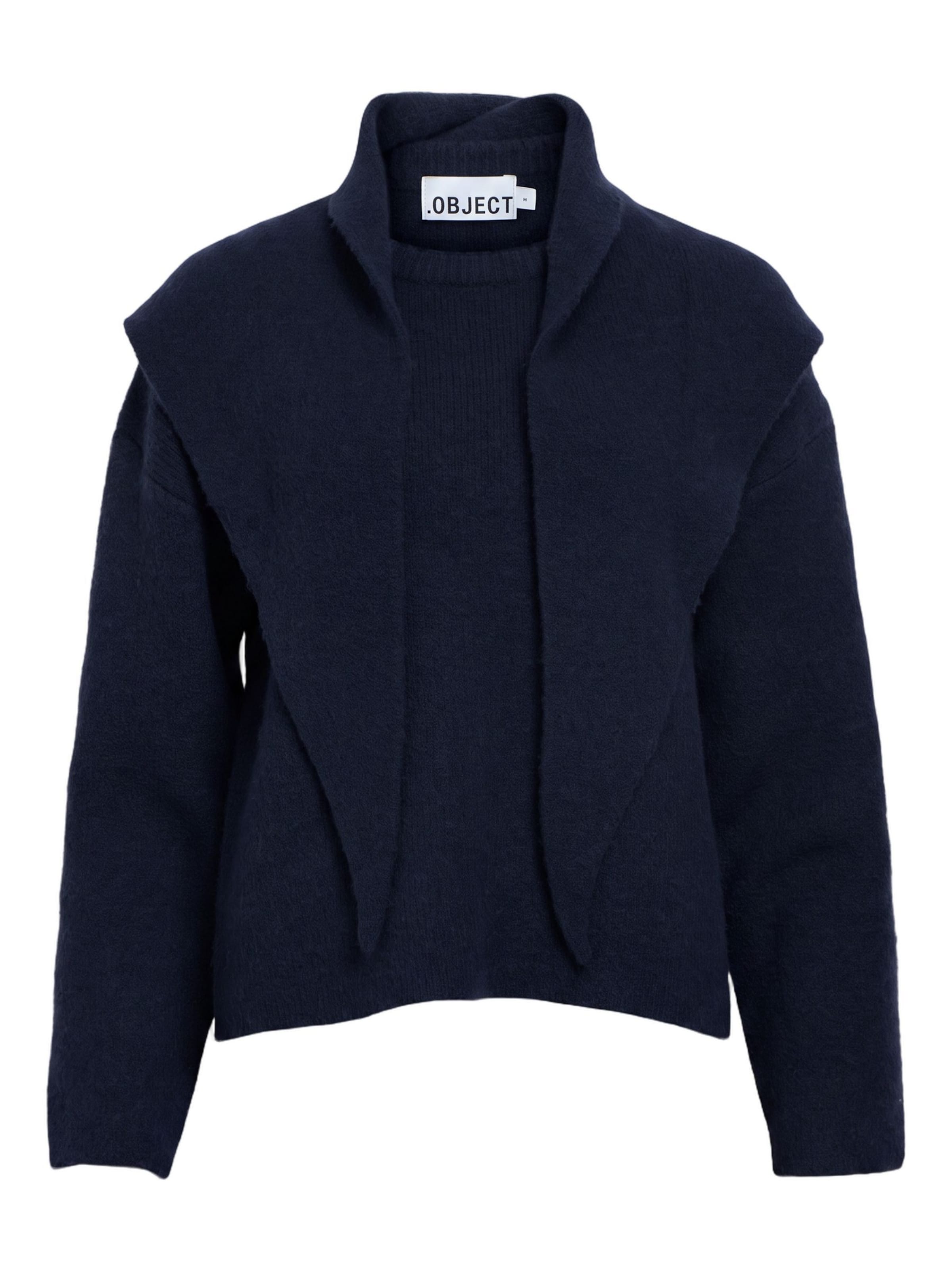 OBJECT Pullover 'OBJASTA' in Blau: Vorderseite