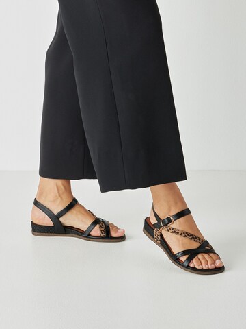 Sandales Tamaris en noir