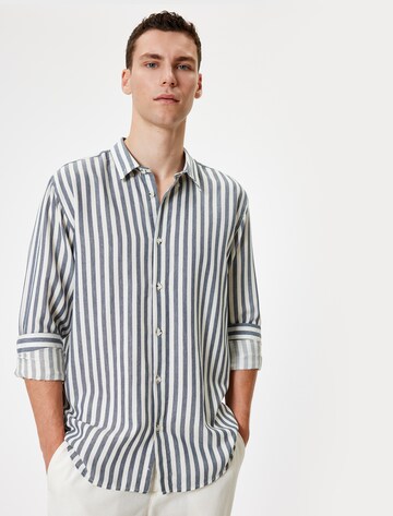 Koton Slim fit Overhemd in Blauw