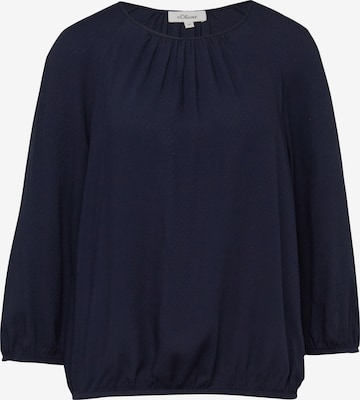 Chemisier s.Oliver en bleu : devant