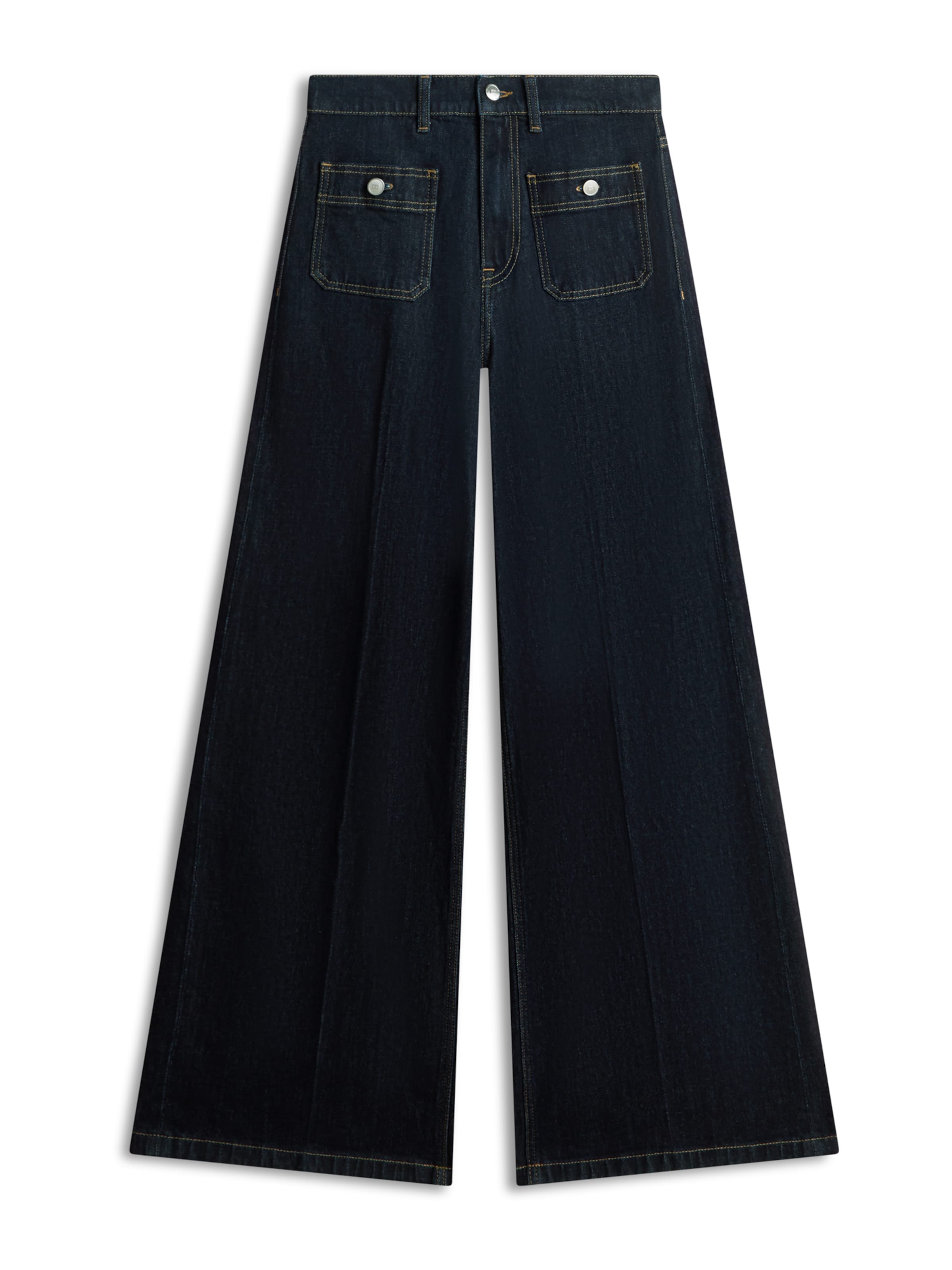 TOMMY HILFIGER Wide leg Jeans '70's' in Blue: front